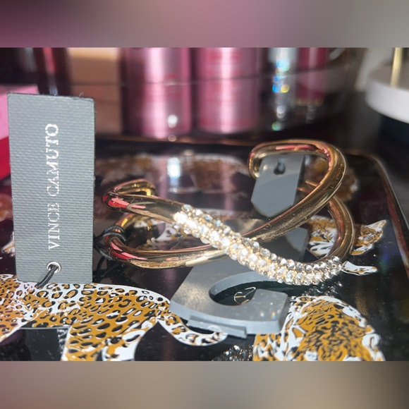 Vince Camuto Gold Bracelet with Crystal Accents